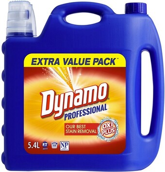BIG W Dynamo Professional Oxi Plus Laundry Detergent 5.4L offer