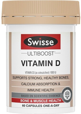 Swisse Ultiboost Vitamin D 60 Cap^