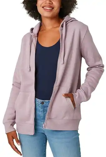 BIG W Brilliant Basics Quarter Zip Fleece Sweat - Grape offer