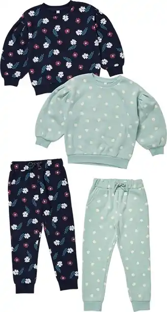 BIG W K-D Kids All Over Print Slub Sweatshirts or Trackpants offer