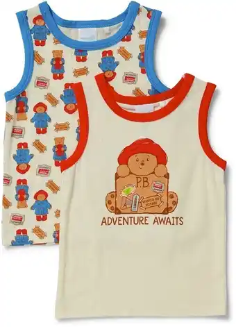 BIG W Paddington Bear 2-Pack Singlets offer