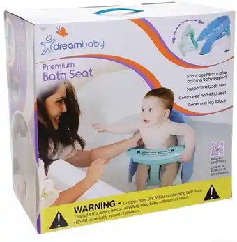 BIG W Dreambaby Premium Bath Seat - Blue/Aqua offer