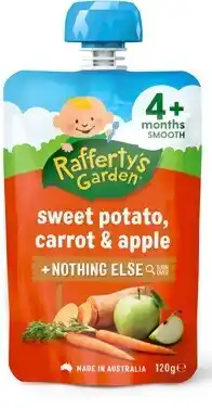 BIG W Rafferty's Garden 4 Months+ Sweet Potato, Carrot & Apple offer