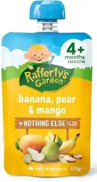 Rafferty's Garden 4 Months+ Banana, Pear & Mango