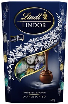 BIG W Lindt Lindor Dark Assorted 327g offer