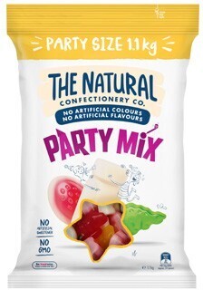 BIG W The Natural Confectionery Co. Party Mix Party Size 1.1kg offer