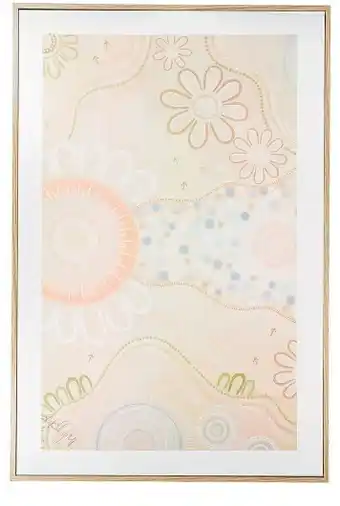 Kmart Leaving Footprints Framed Canvas offer