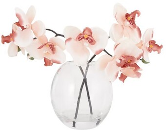 Kmart Artificial Pink Orchid in Vase offer