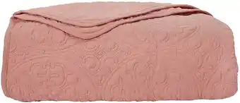 Kmart Aria Quilted Coverlet - Queen/King Bed, Pink Clay offer