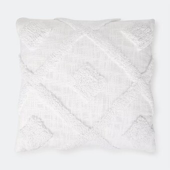 Kmart Carissa Cushion - White offer