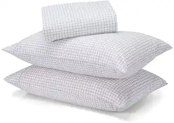 Kmart Axel Cotton Flannelette Sheet Set - Queen Bed offer