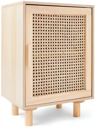 Rattan Bedside Table