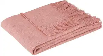 Lyla Throw Pink Clay offer at Kmart