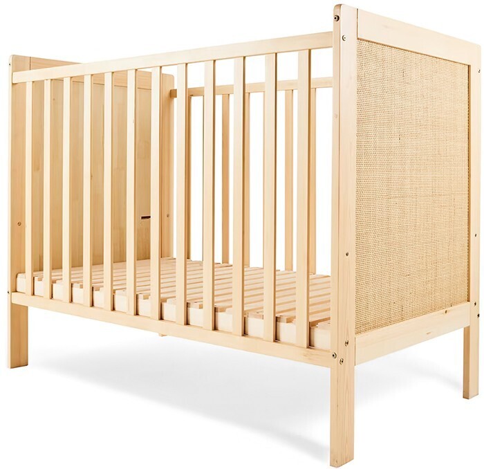 Rattan Wooden Cot Natural offer at Kmart