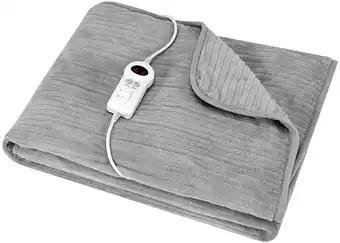 Kmart Heated Throw - Grey offer
