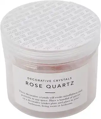 Kmart Rose Quartz Decorative Crystals offer