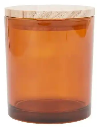 Kmart DIY Amber Glass Candle Jar offer