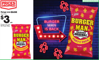 Woolworths Burgerman 110g offer