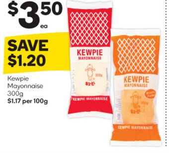 Woolworths Kewpie Mayonnaise 300g offer