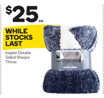 Inspire Double Sided Sherpa Throw