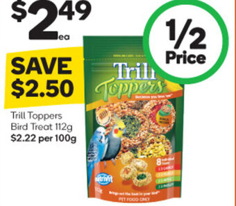 Trill Toppers Bird Treat 112g