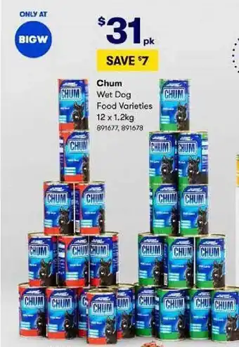 Chum Wet Dog Food