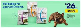 BIG W Optimum Premium Dry Dog Food offer