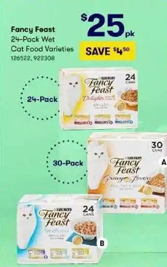 BIG W Purina Fancy Feast 24-Pack Wet Cat Food offer