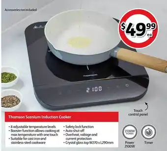 Coles Thomson Scenium Induction Cooker offer