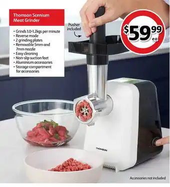 Coles Thomson Scenium Meat Grinder offer