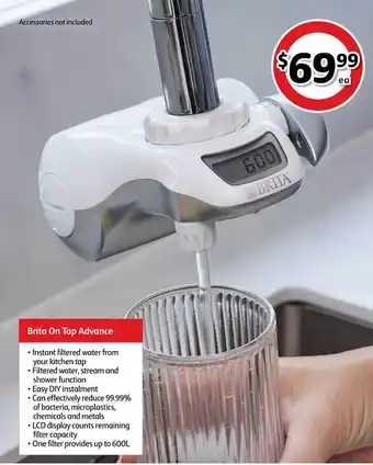 Coles Brita On Tap Advance offer