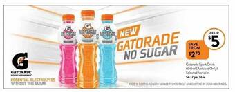 Foodworks Gatorade Sport Drink offer