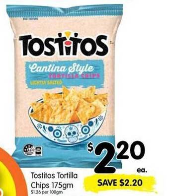 Spar Tostitos Tortilla Chips offer