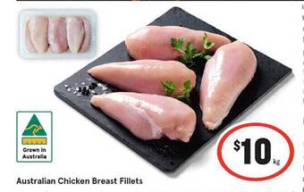 IGA Australian Chicken Breast Fillets offer