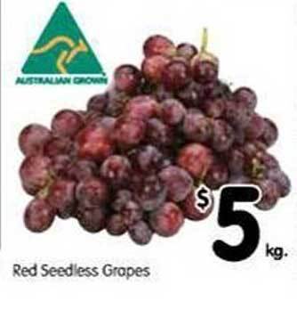 Red Seedless Grapes