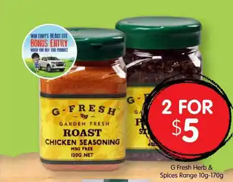 G Fresh Herb & Spices