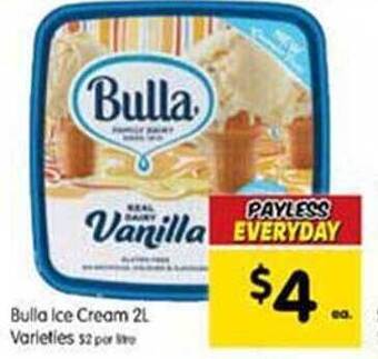 Spar Bulla Ice Cream offer