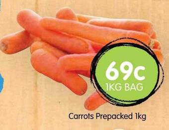 Spudshed Carrots Prepacked offer