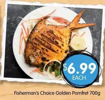 Spudshed Fishermans Choice Golden Pomfret offer