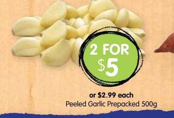 Spudshed Peeled Garlic offer