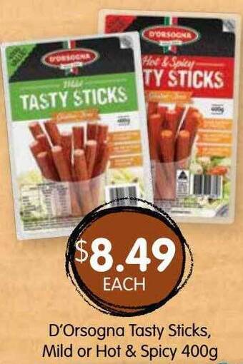 Spudshed D Orsogna Tasty Sticks offer
