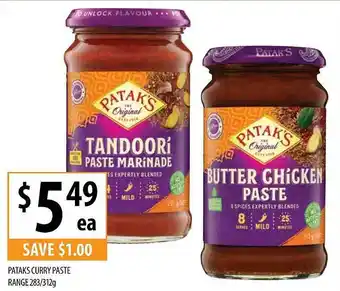 Pataks Curry Paste