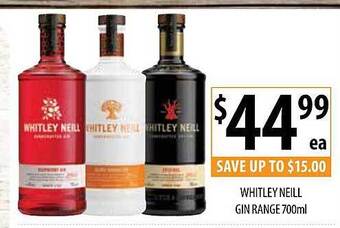 Supabarn Whitley Neill Gin offer