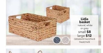 Cheap as Chips Lidia basket small offer