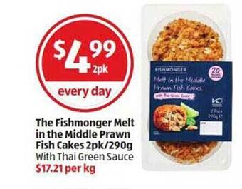 The Fishmonger Melt In The Middle Prawn Fish Cakes