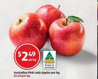 ALDI Australian Pink Lady Apples offer
