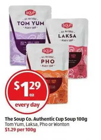The Soup Co Authentic Cup Soup