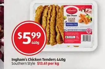 ALDI Ingham'ns Chicken Tenders offer