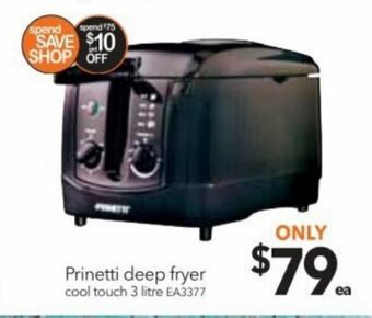 Cheap as Chips Prinetti deep fryer offer