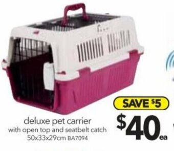 Cheap as Chips Deluxe pet carrier 50x33x29cm offer